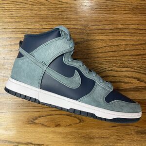 Nike Dunk High Retro Premium Armory Green White Men's Size 9.5 10 New